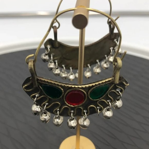 Multicolored Festival Earrings ,Colorful Festival Earrings,Funky Earring - Picture 5 of 8